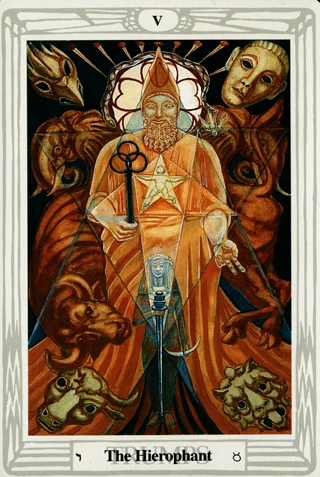The Hierophant — Thoth Tarot tarot card
