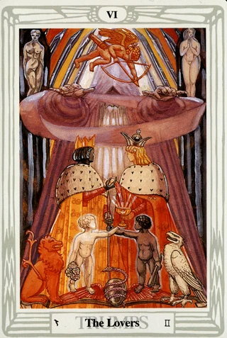 The Lovers — Thoth Tarot tarot card