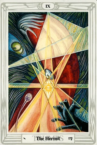 The Hermit — Thoth Tarot tarot card
