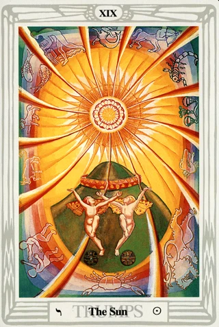 The Sun — Thoth Tarot tarot card
